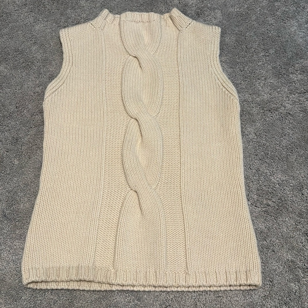 Akris Wool Knit Sweater Tank